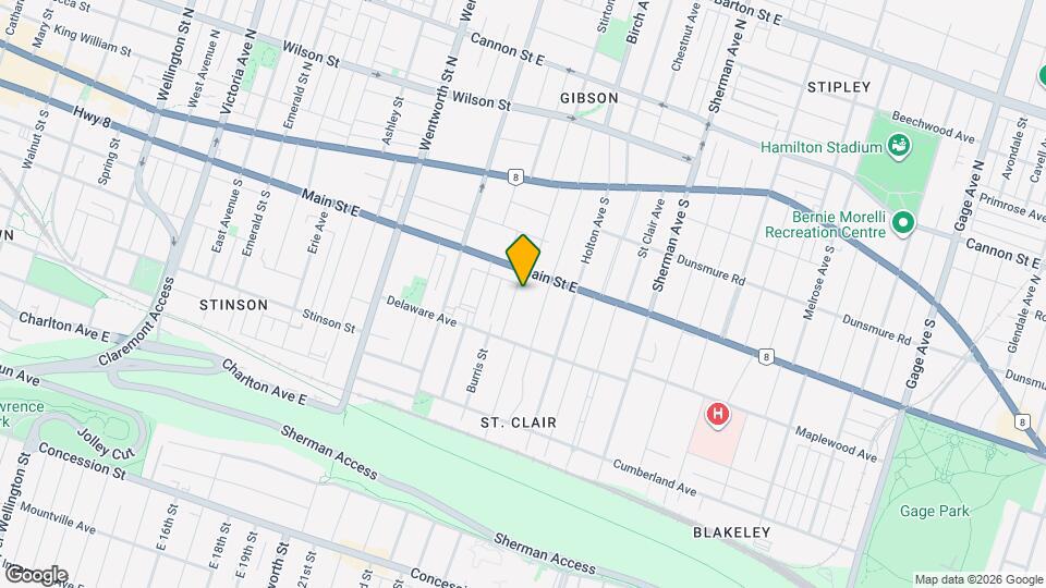 89 Burris St Map and Location Details