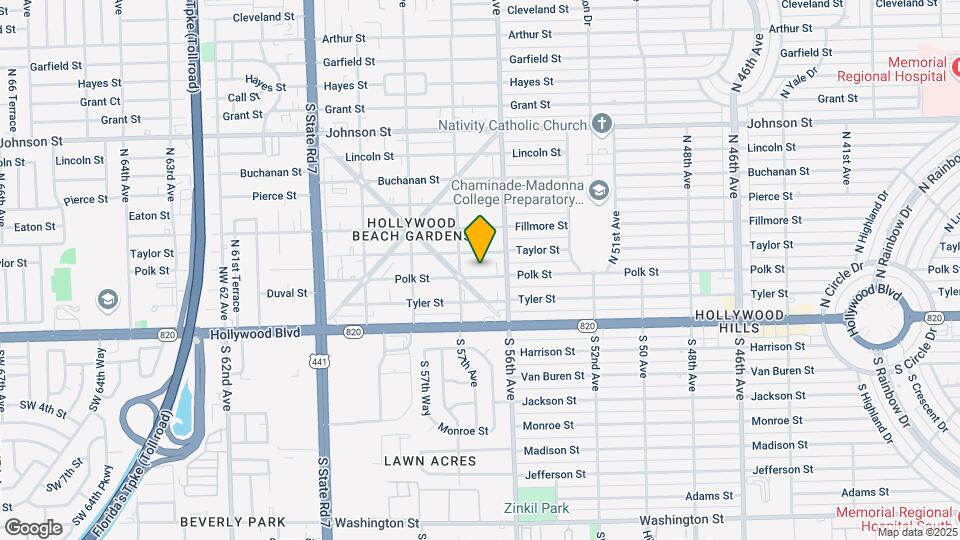 5613-5615 Polk St Map and Location Details