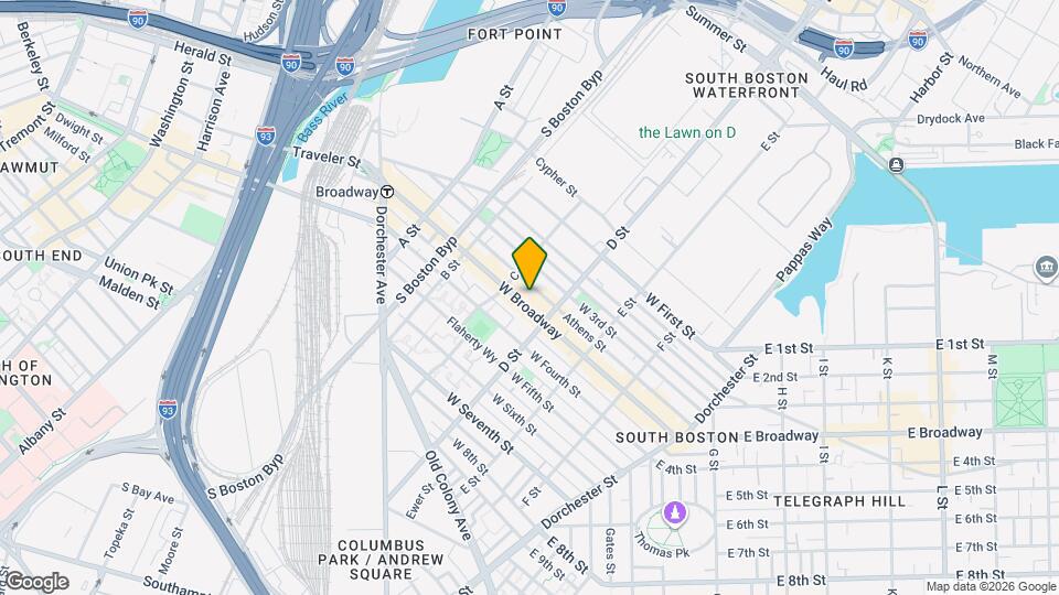 258 W Broadway Mapa y Detalles de la Ubicación