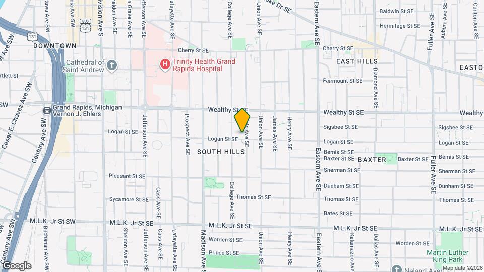 457 Paris Ave SE, Unit Apt. B Map and Location Details