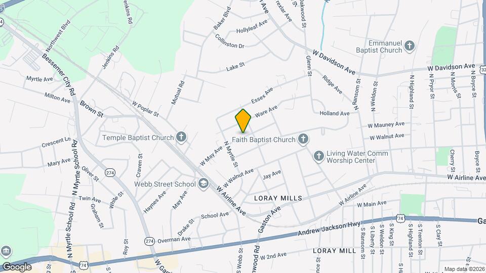 1432 W May Ave Map and Location Details