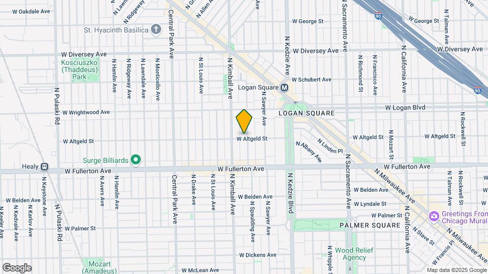 3320 W Altgeld St Mapa y Detalles de la Ubicación