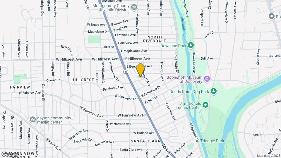 33 E Shadyside Dr Map and Location Details
