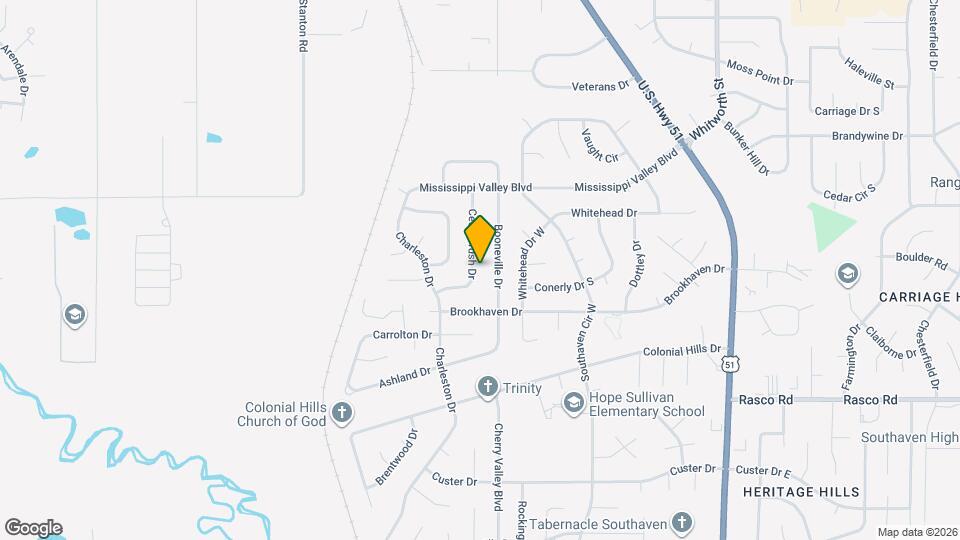 8332 Cedarbrush Dr Map and Location Details