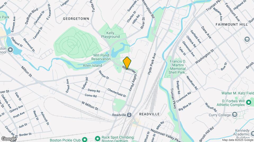 68 Readville St, Unit A Map and Location Details