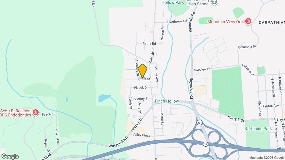 748 Grant St Map and Location Details