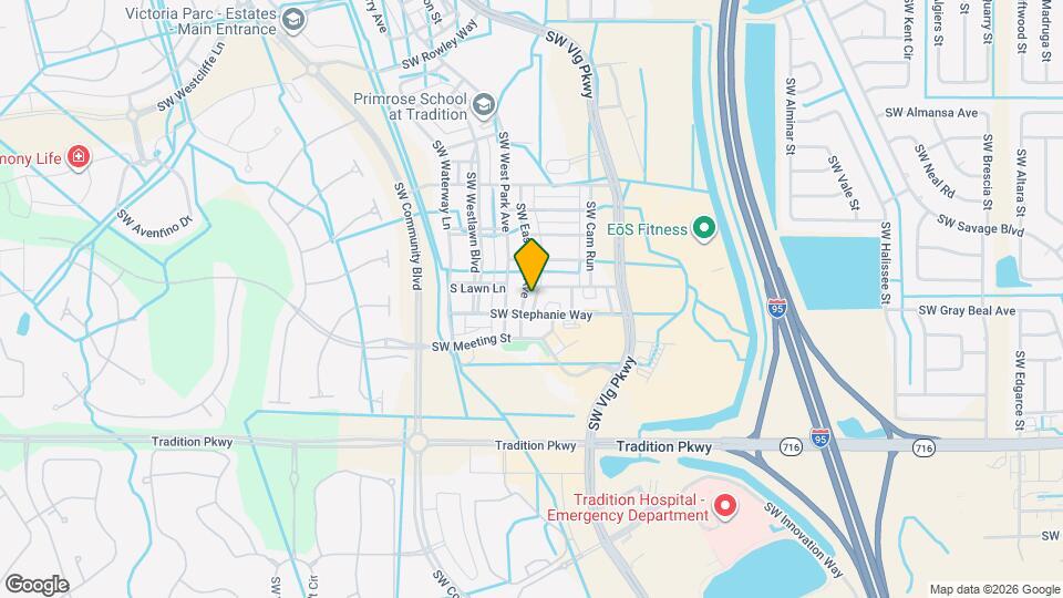 10520 SW Stephanie Way Map and Location Details