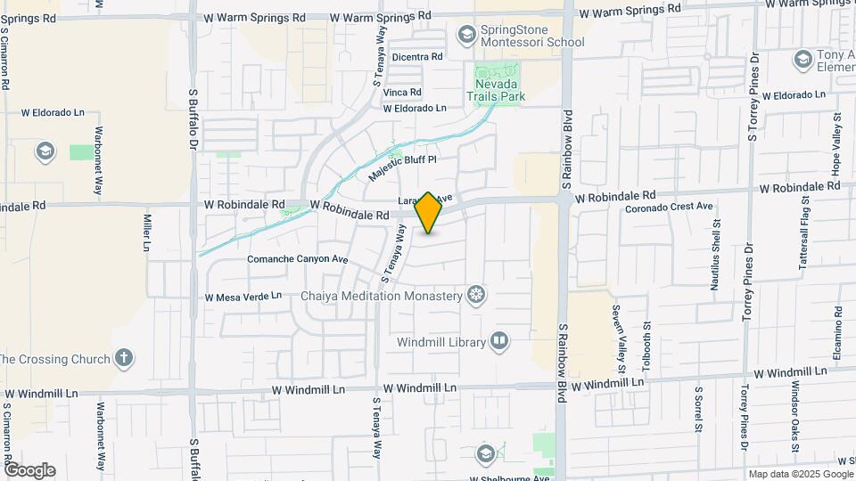 7232 Frontier Hills Ave Map and Location Details