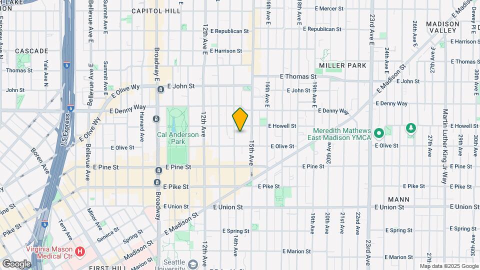 Capitol Hill Apartments Map and Location Details