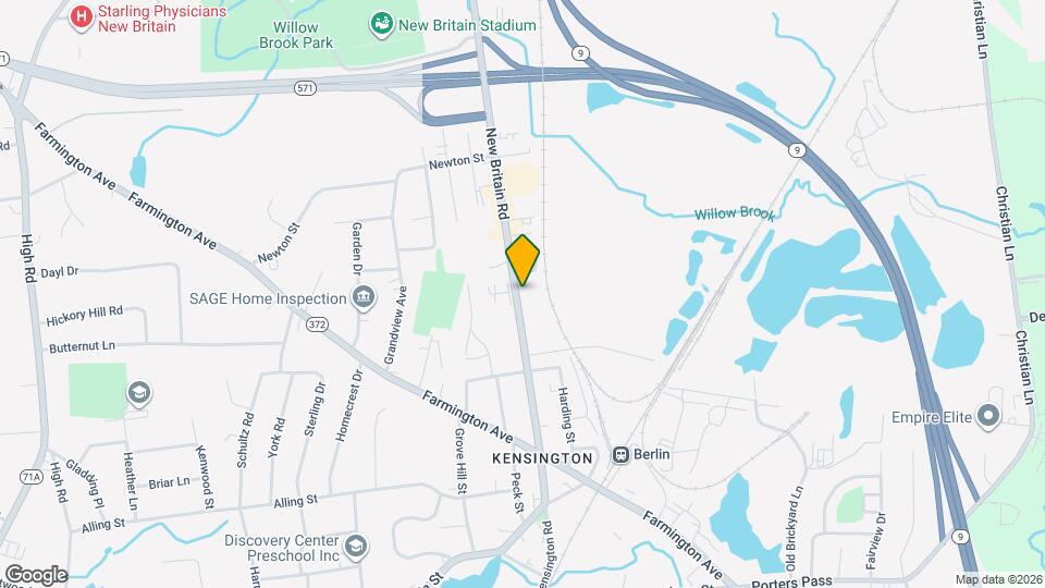 319 New Britain Rd Map and Location Details