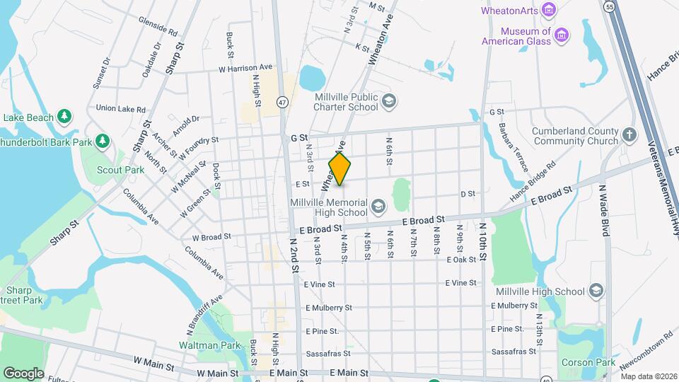 712 N 4th St. Map and Location Details