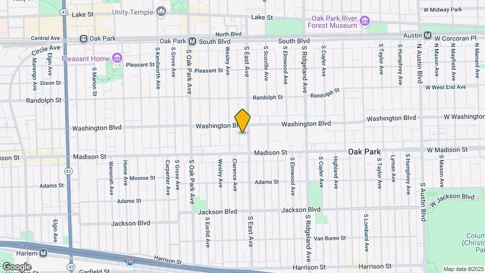 419 S East Ave Mapa y Detalles de la Ubicación