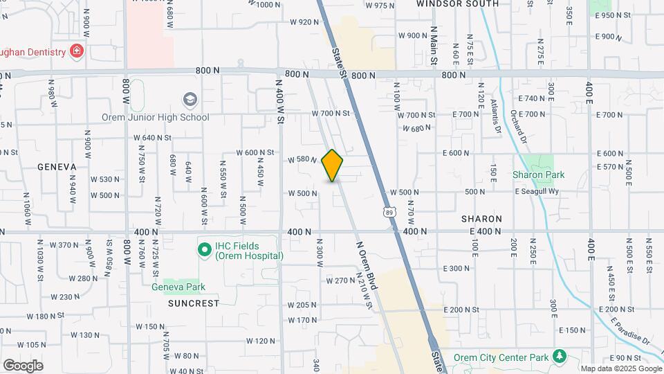 516 N 280 W St Mapa y Detalles de la Ubicación