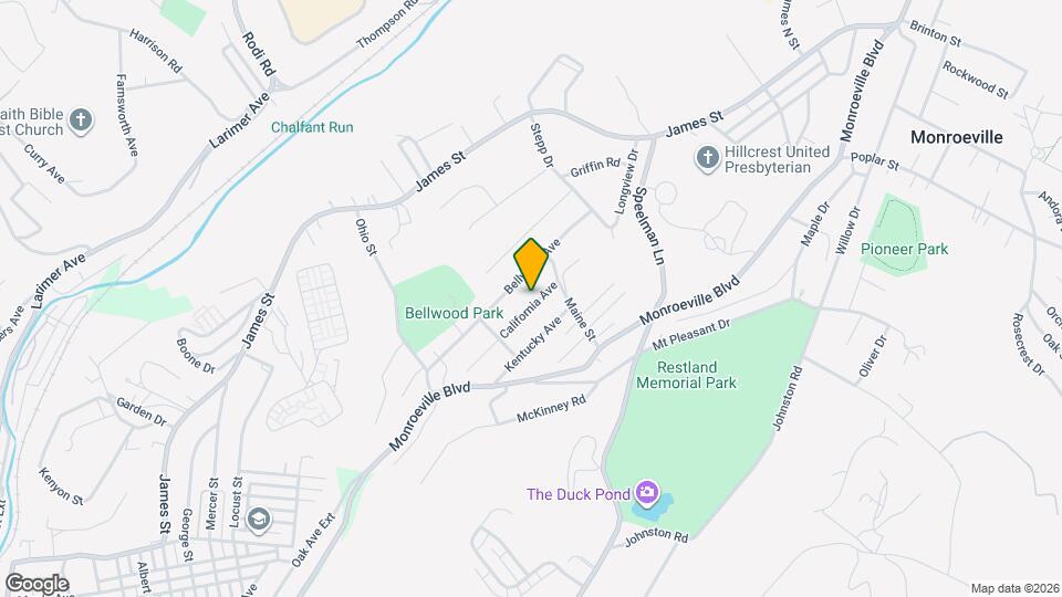 521 California Ave Map and Location Details