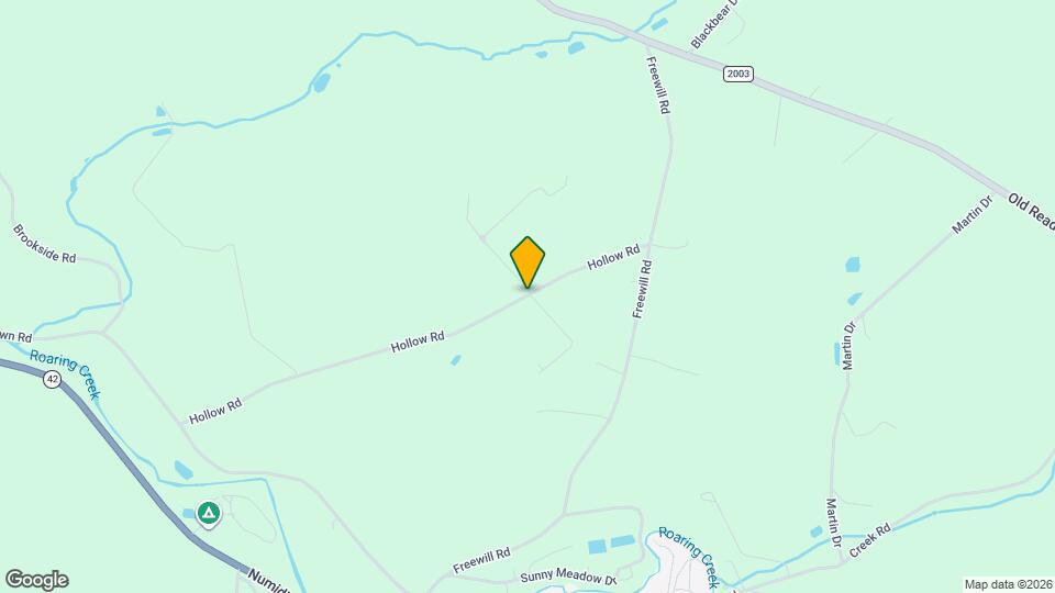 2156 Hollow Rd Map and Location Details