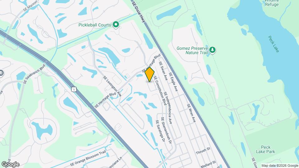 7411 SE Jamestown Terrace Map and Location Details