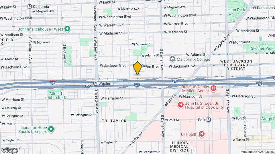 2128 W Van Buren St, Unit 2 Map and Location Details
