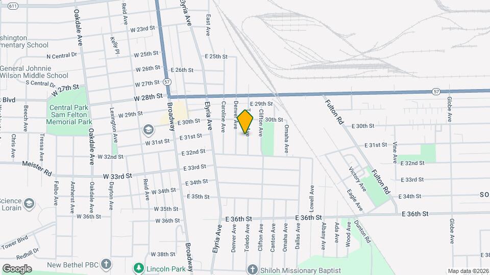 3074 Toledo Ave Map and Location Details