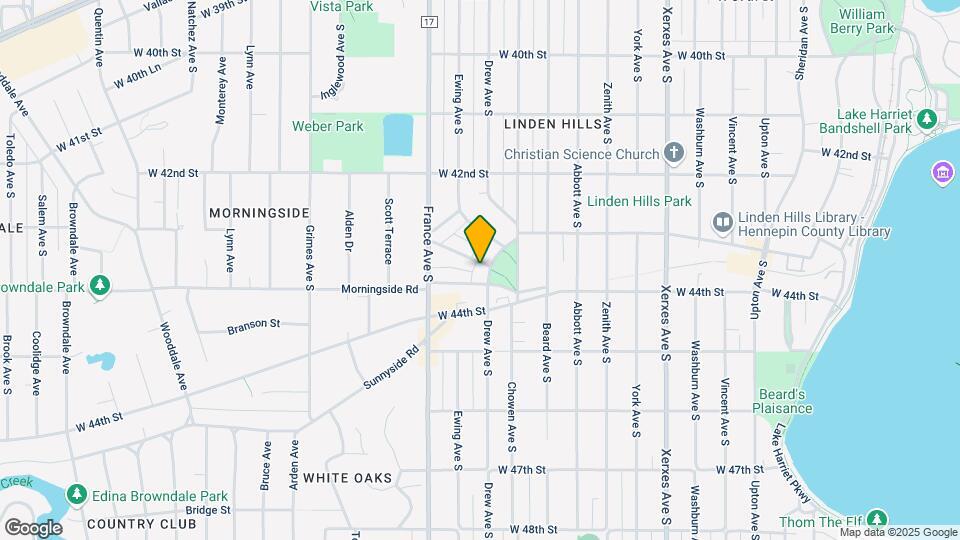 4334 Drew Ave S Map and Location Details