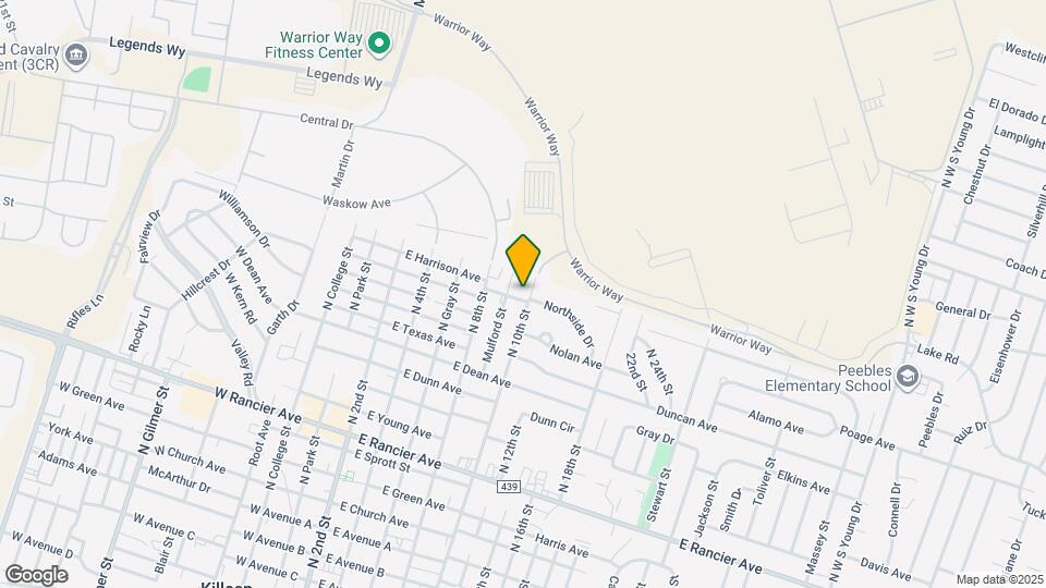 1901 N 10th St Map and Location Details