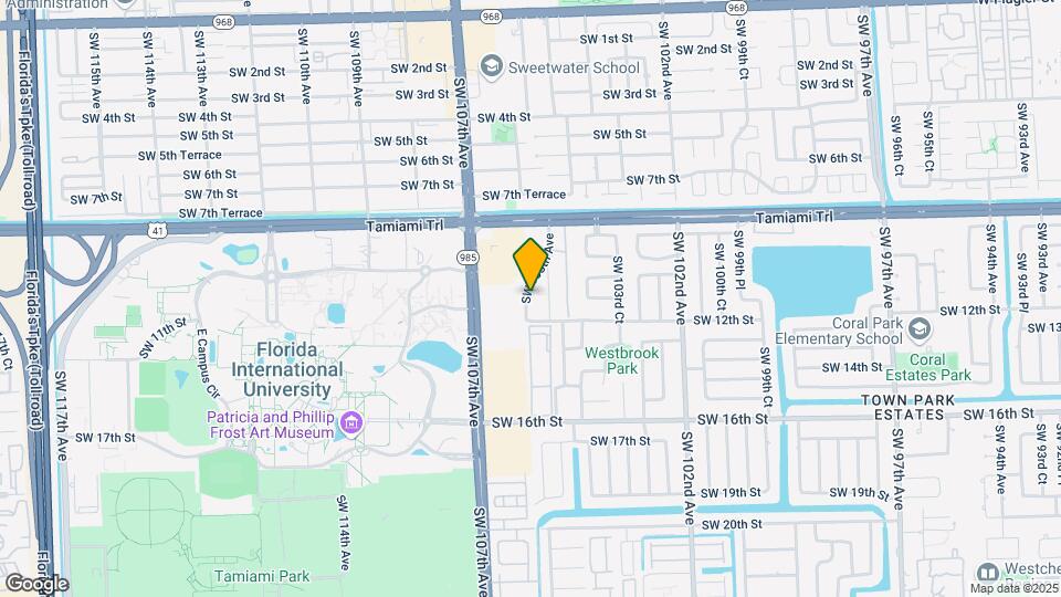 1121 SW 105th Ave Map and Location Details