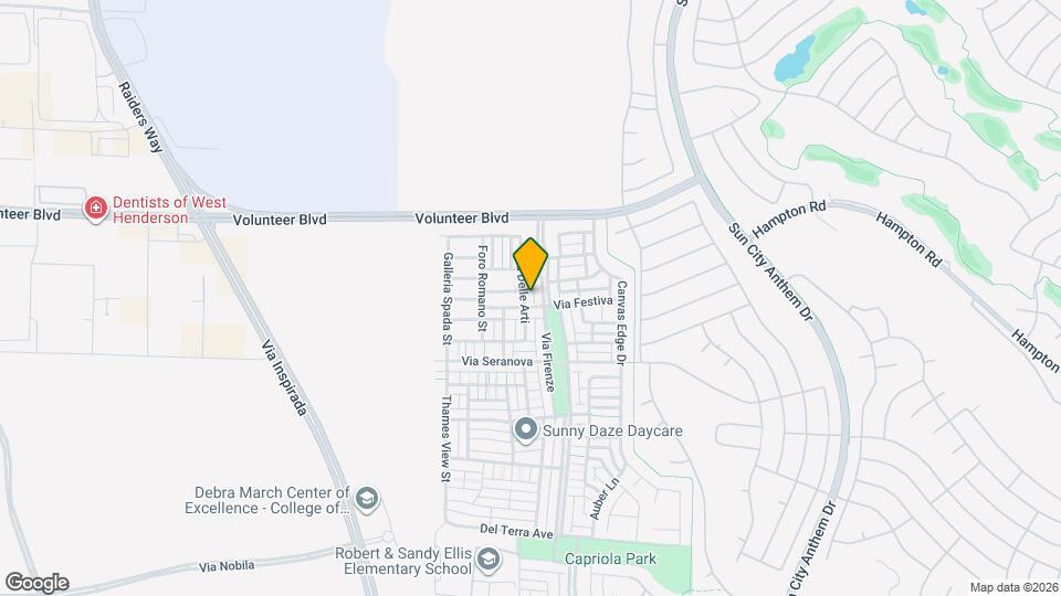 1926 Via Delle Arti Map and Location Details