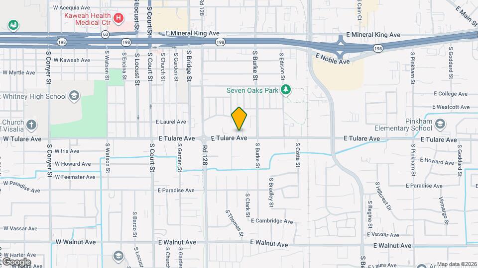 710 E Tulare Ave Map and Location Details