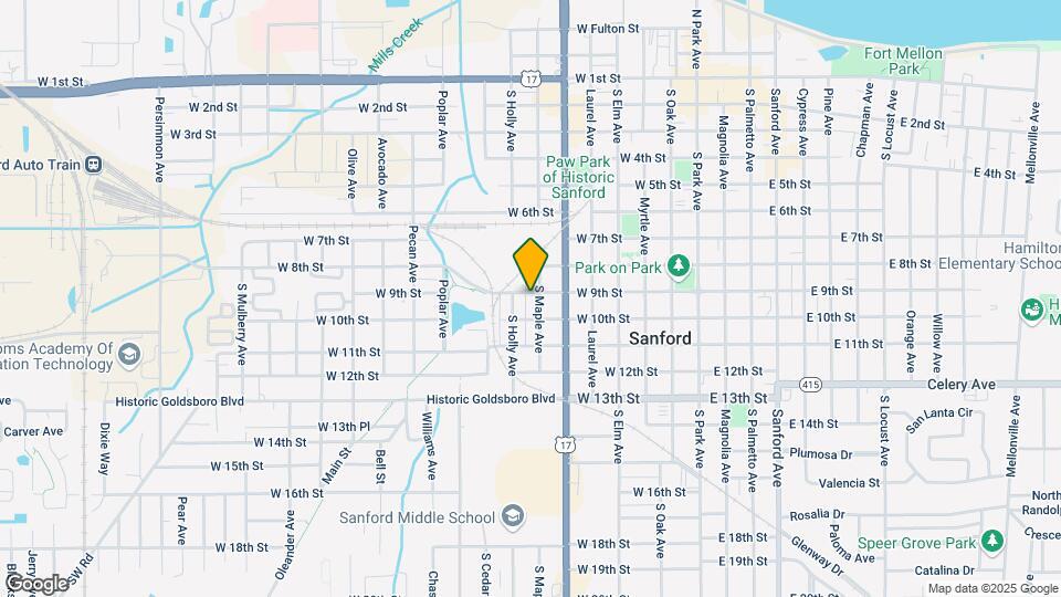 900 S Maple Ave Map and Location Details