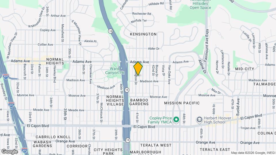 4617 Kensington Dr Map and Location Details