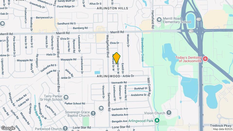 2540 Congaree Dr W Map and Location Details