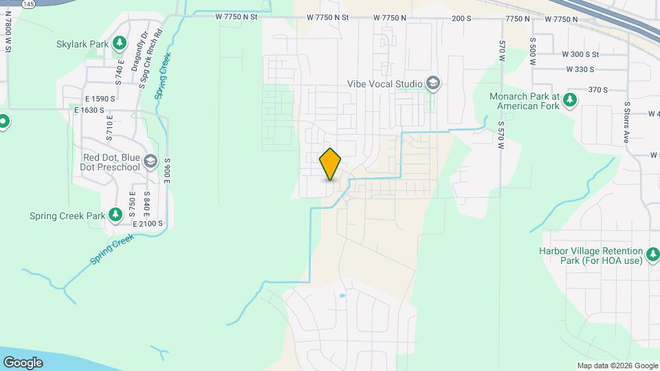 593 S 1020 W Map and Location Details