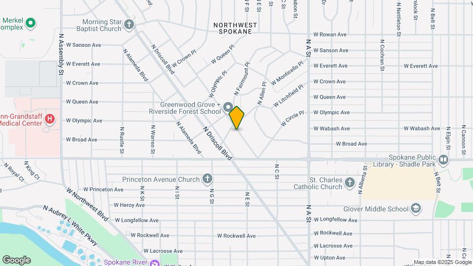 4821 N Greenwood Blvd Mapa y Detalles de la Ubicación