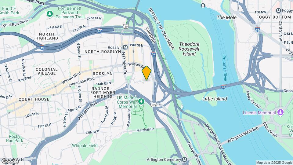 1021 Arlington Blvd, Unit 435 Map and Location Details