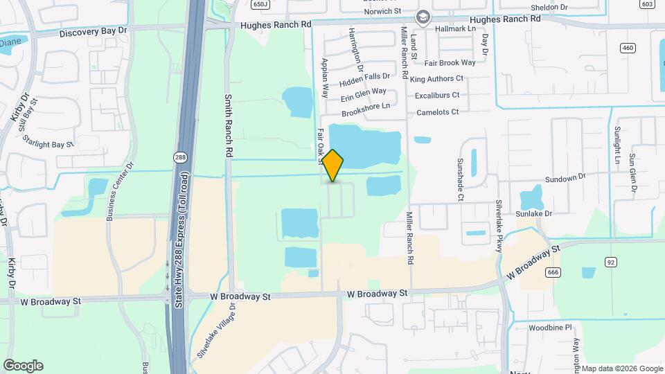 2601 Hewn Rock Way Map and Location Details