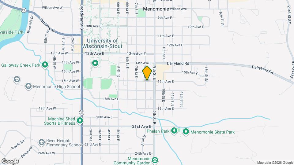 1602 8th St E Map and Location Details