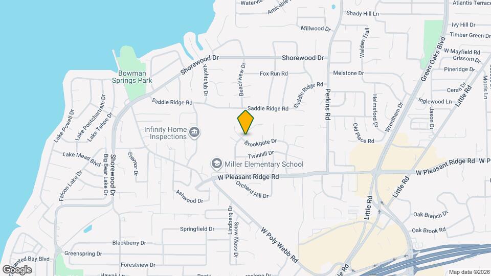 6321 Brookgate Dr Mapa y Detalles de la Ubicación