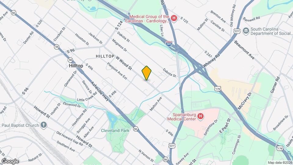 230 W Wood St Map and Location Details