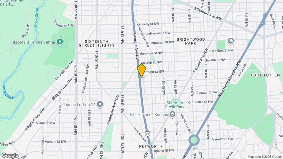 4905 Georgia Ave NW Map and Location Details