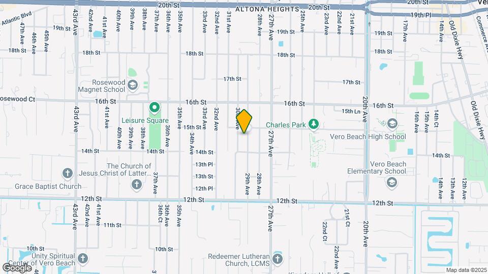1445 29th Ave Map and Location Details