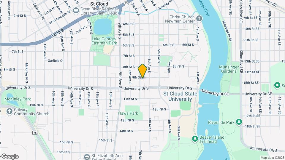 Campus Corner Apartments Map and Location Details