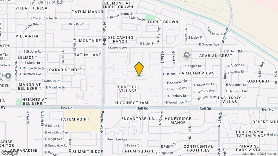 5036 E Campo Bello Dr Map and Location Details