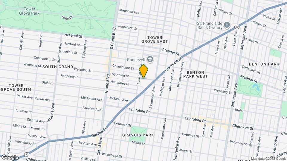 3310 Wyoming St Mapa y Detalles de la Ubicación