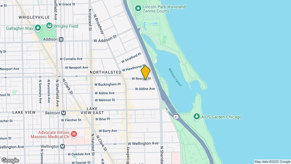 429 W Roscoe St, Unit 509 Mapa y Detalles de la Ubicación