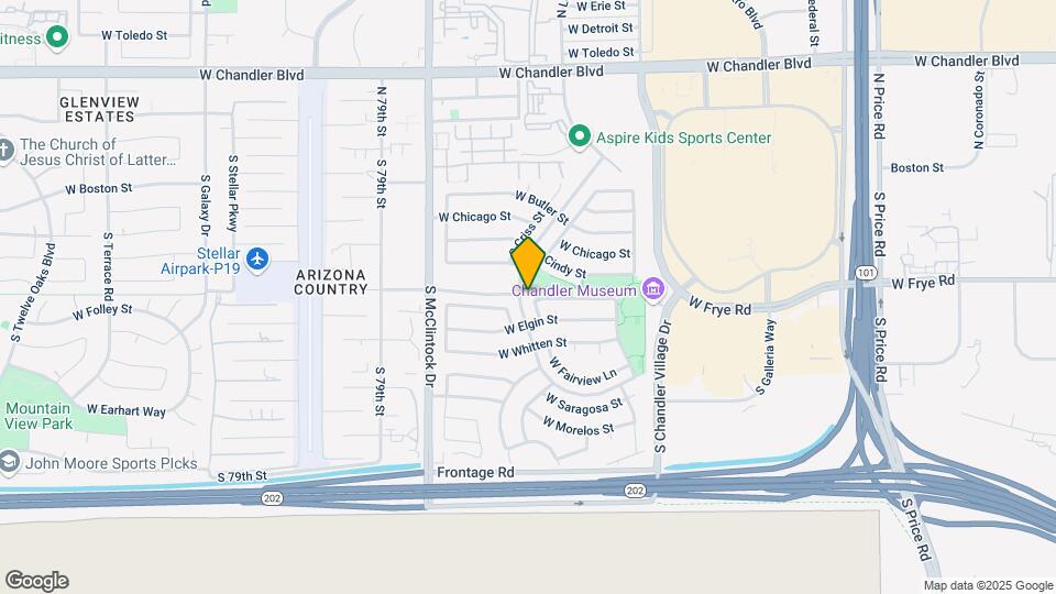 3652 W Folley St Map and Location Details