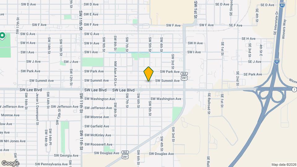 502 SW Summit Ave Map and Location Details