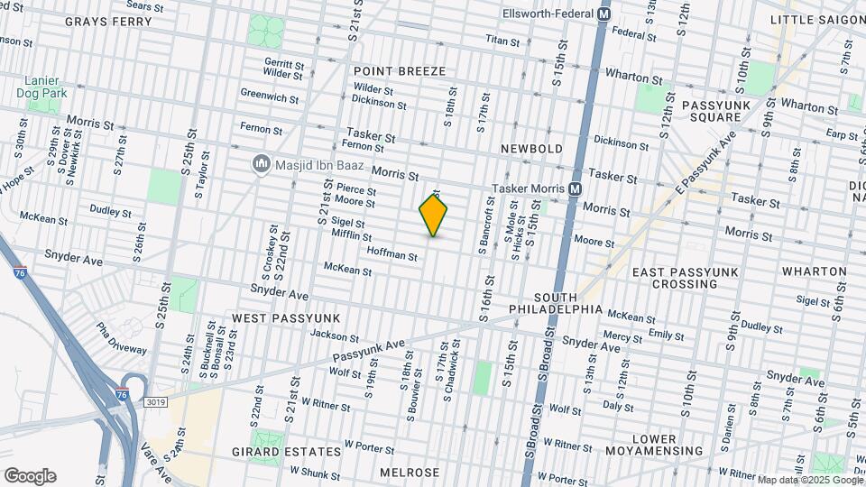 1837 S 18th St Map and Location Details