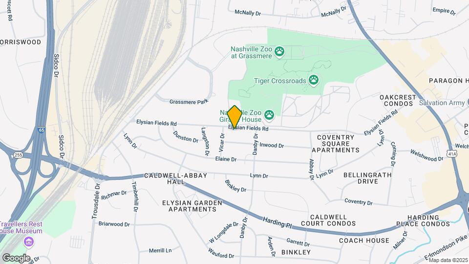 549 Elysian Fields Rd Mapa y Detalles de la Ubicación