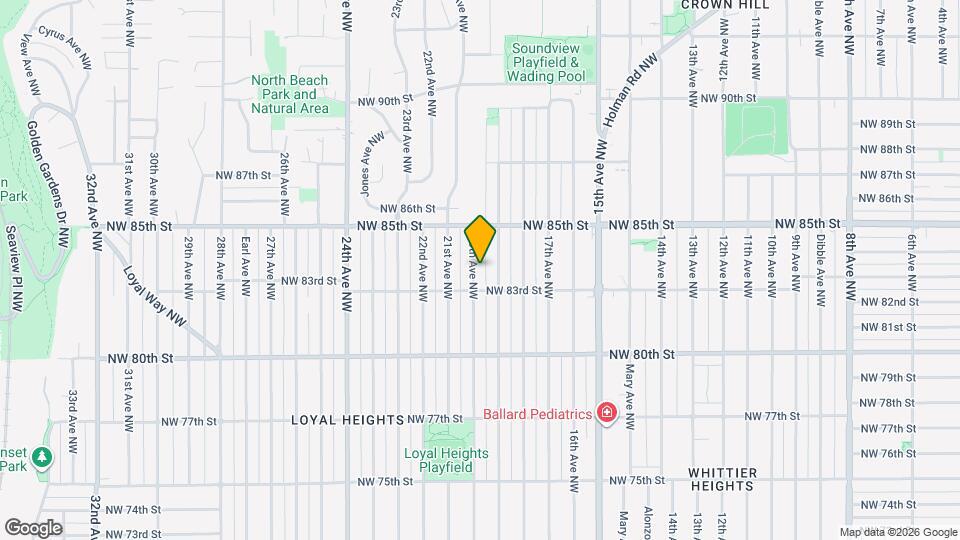 8318 20th Ave NW Map and Location Details