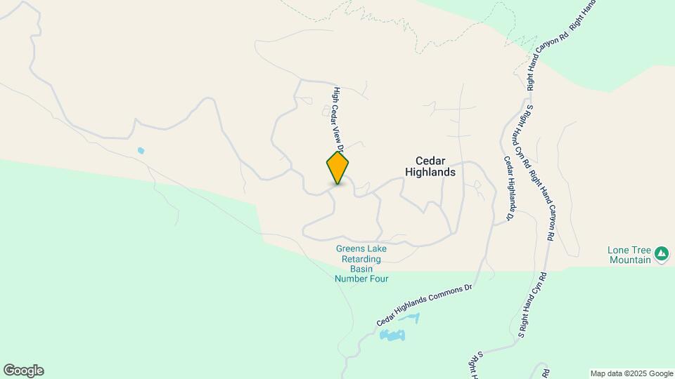 838 High Cedar Highlands Dr Map and Location Details