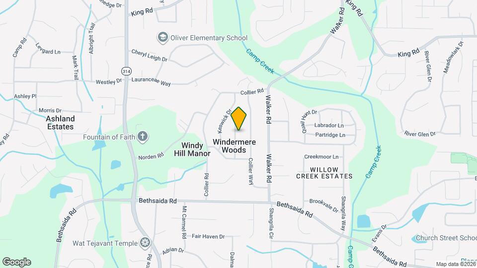 6704 Amesbury Ln Mapa y Detalles de la Ubicación